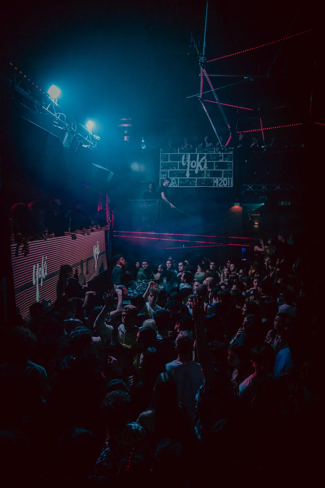 Crowd at a SUBSHIFT show at Yoku